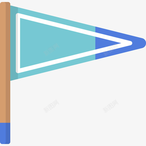 旗子回学校21号平的图标svg_新图网 https://ixintu.com 回学校21号 平的 旗子