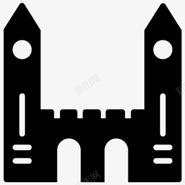 皇家城堡皇家住宅防御城堡图标图标
