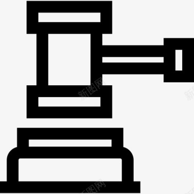 法律知识10线性图标图标