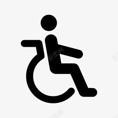 残疾残疾人病人图标图标