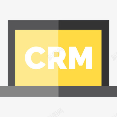 CRM数字营销20扁平图标图标
