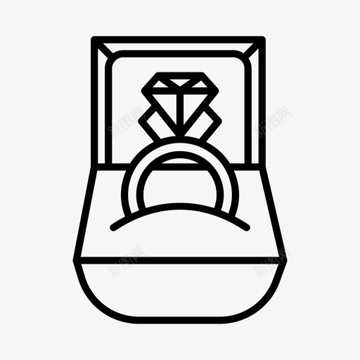 戒指架优雅设备图标svg_新图网 https://ixintu.com 优雅 戒指架 时尚 设备 购物 配件
