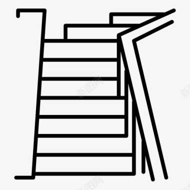 楼梯建筑物住宅图标图标