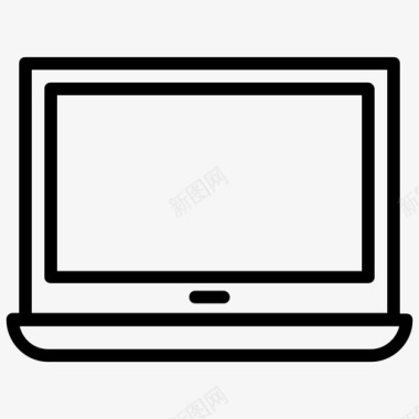 笔记本电脑电脑互联网搜索图标图标