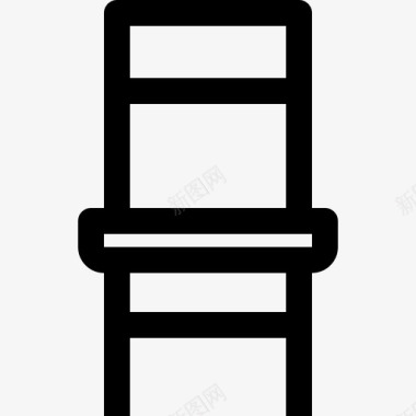 椅子家具和家用2直线型图标图标