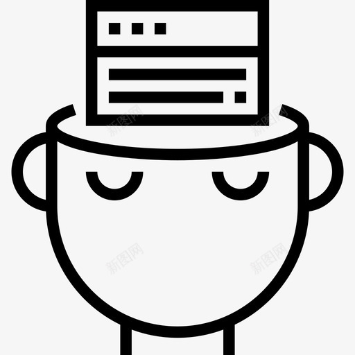 思考思考过程线性图标svg_新图网 https://ixintu.com 思考 思考过程 线性