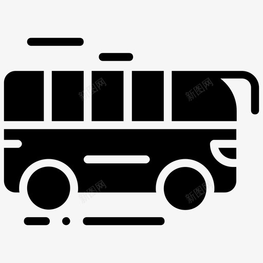 巴士巴士服务城市巴士图标svg_新图网 https://ixintu.com 地铁巴士 城市巴士 巴士 巴士服务 旅游巴士 速度相关的线路图标