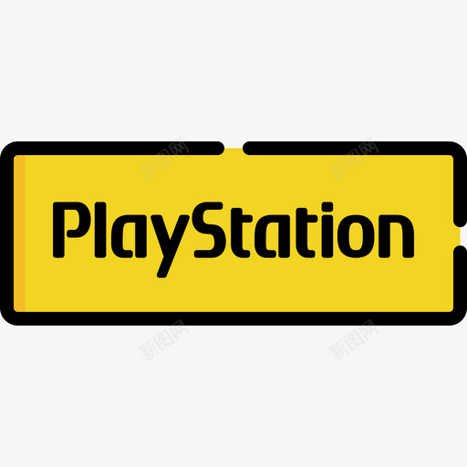 Playstation视频游戏徽标2线性颜色图标svg_新图网 https://ixintu.com Playstation 线性颜色 视频游戏徽标2