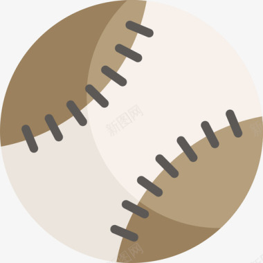 棒球父亲节平淡图标图标
