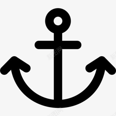 锚海军航海图标图标