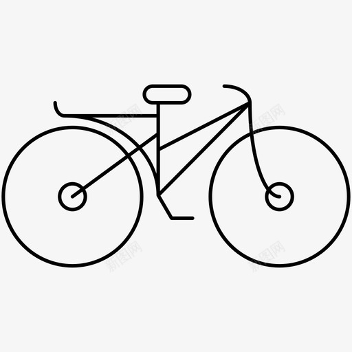 自行车骑自行车日常用品图标svg_新图网 https://ixintu.com 日常用品 自行车 骑自行车