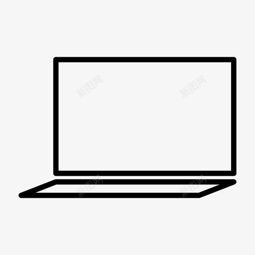笔记本电脑广告营销图标svg_新图网 https://ixintu.com ios 在线 广告 技术 用户界面概述 笔记本电脑 网页设计 营销