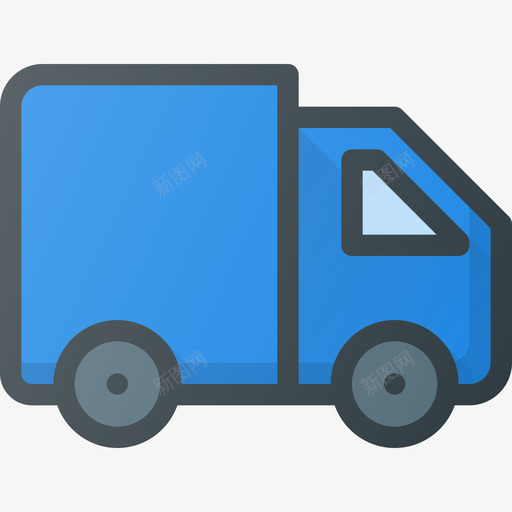 送货卡车发货10线颜色图标svg_新图网 https://ixintu.com 发货10 线颜色 送货卡车
