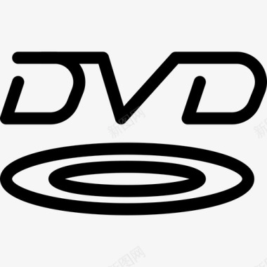 Dvd视频16线性图标图标