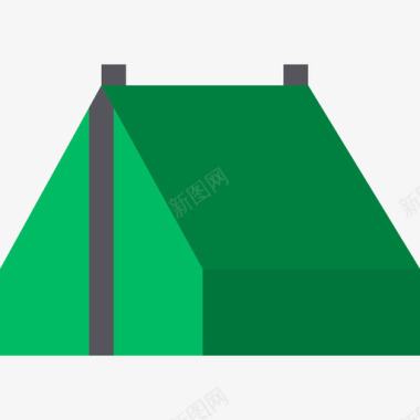 帐篷军用平房图标图标
