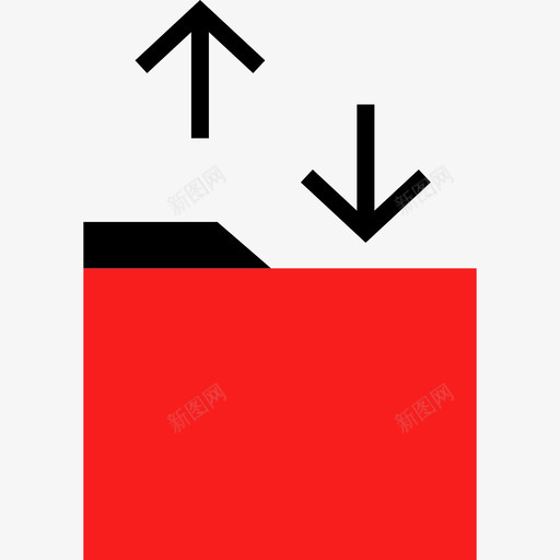 文件夹数据组织平面图标svg_新图网 https://ixintu.com 平面 数据组织 文件夹