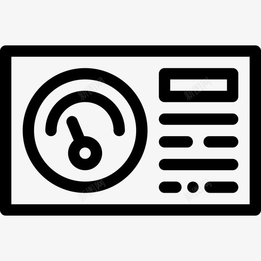 仪表工业10线性图标svg_新图网 https://ixintu.com 仪表 工业10 线性