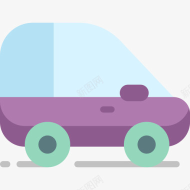 汽车日常用品动作3平淡图标图标