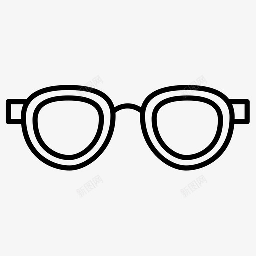 太阳眼镜优雅设备图标svg_新图网 https://ixintu.com 优雅 太阳眼镜 时尚 设备 购物 配件