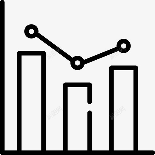 条形图编辑工具6线性图标svg_新图网 https://ixintu.com 条形图 矢量编辑工具6 线性