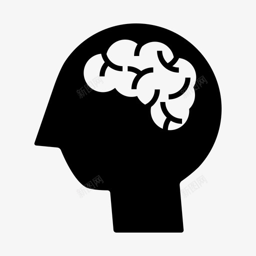 人脑头脑思考图标svg_新图网 https://ixintu.com 人脑 头脑 思考 说话的头脑