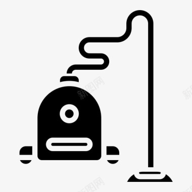 吸尘器清洁卫生图标图标