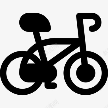 自行车健康生活方式12填充图标图标