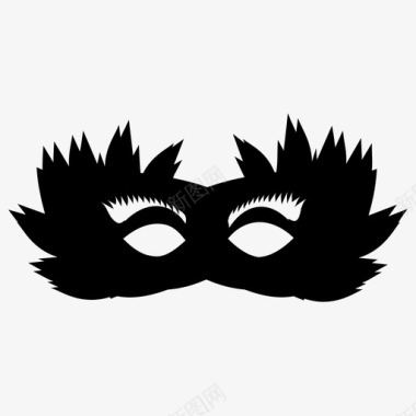 维多利亚面具嘉年华面具狂欢节面具图标图标