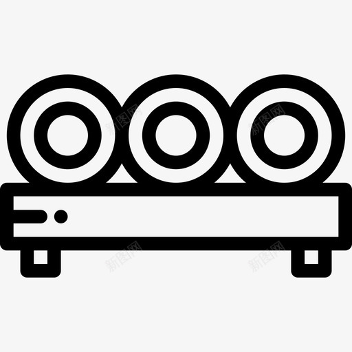 寿司5餐直系图标svg_新图网 https://ixintu.com 5餐 寿司 直系