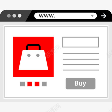 网上购物互联网搜索引擎优化营销2平淡图标图标