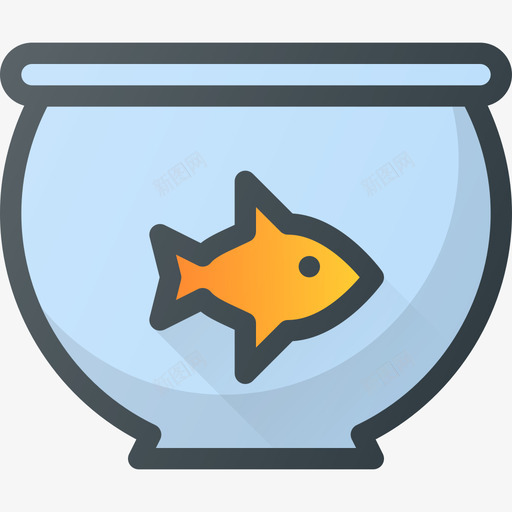 鱼缸宠物配件线颜色图标svg_新图网 https://ixintu.com 宠物配件 线颜色 鱼缸
