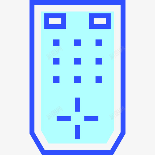 遥控器电影视频线性彩色图标svg_新图网 https://ixintu.com 电影视频 线性彩色 遥控器