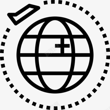 旅行电子商务39直系图标图标