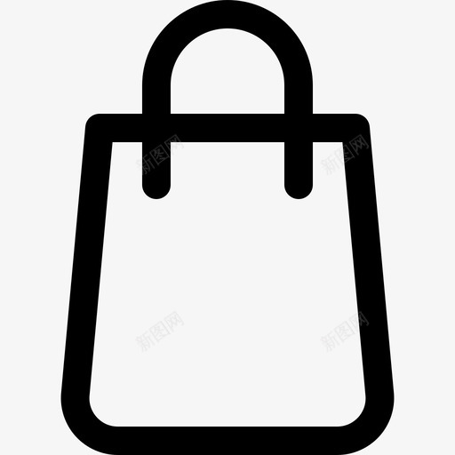 购物袋购物56线性图标svg_新图网 https://ixintu.com 线性 购物56 购物袋