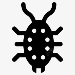木虱螨臭虫昆虫图标高清图片