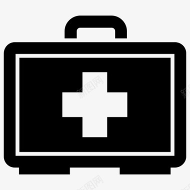 急救箱医疗保健医疗救助图标图标