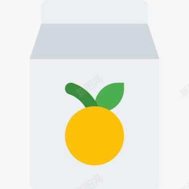 橙汁饮料6无糖图标图标
