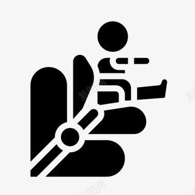 婴儿座椅汽车儿童图标图标