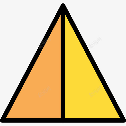 三角形ui接口19线性颜色图标svg_新图网 https://ixintu.com ui接口19 三角形 线性颜色