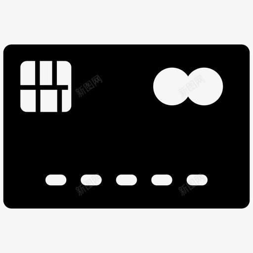 信用卡银行购物图标svg_新图网 https://ixintu.com 信用卡 商业和金融 购物 银行