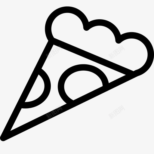 披萨片奶酪快餐图标svg_新图网 https://ixintu.com 奶酪 快餐 披萨片 晚餐 派对和活动线图标
