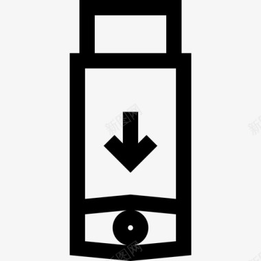 吸入器医疗器械线性图标图标