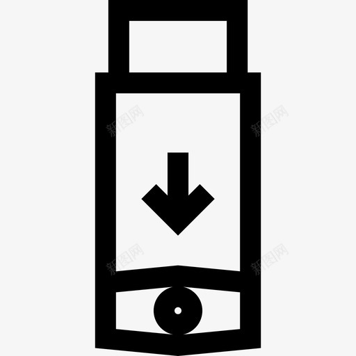 吸入器医疗器械线性图标svg_新图网 https://ixintu.com 医疗器械 吸入器 线性