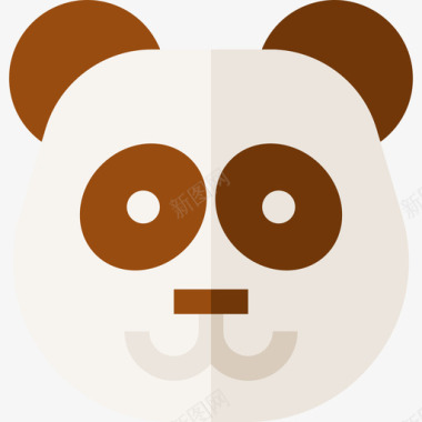 熊猫农历八年平房图标图标