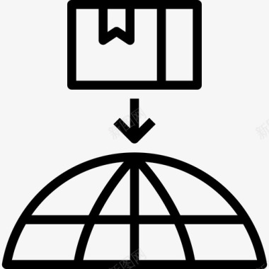 套餐全球商务3直系图标图标