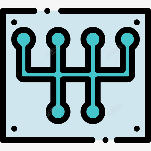 换档汽车发动机14线性颜色图标svg_新图网 https://ixintu.com 换档 汽车发动机14 线性颜色