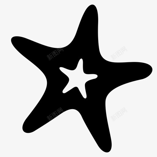 星鱼动物环境图标svg_新图网 https://ixintu.com 动物 星鱼 海洋 环境 章鱼