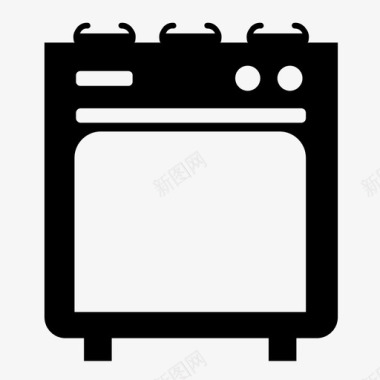 炉子窑烤箱图标图标