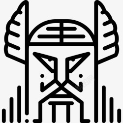 挪威语奥丁语挪威语至高无上图标高清图片
