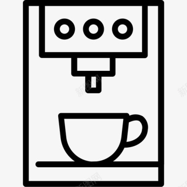 咖啡机咖啡杯子图标图标